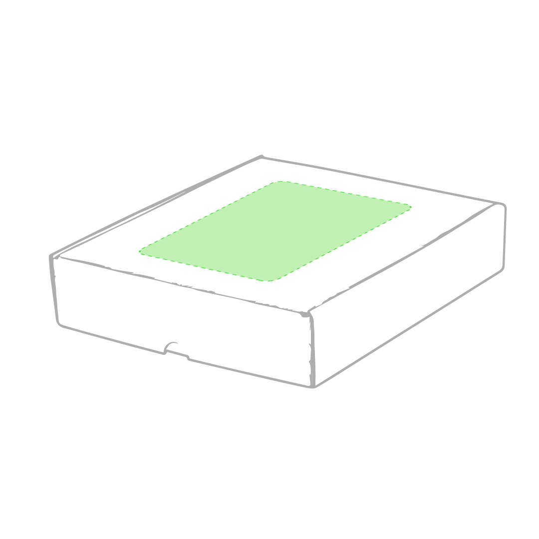 En la cubierta del estuche