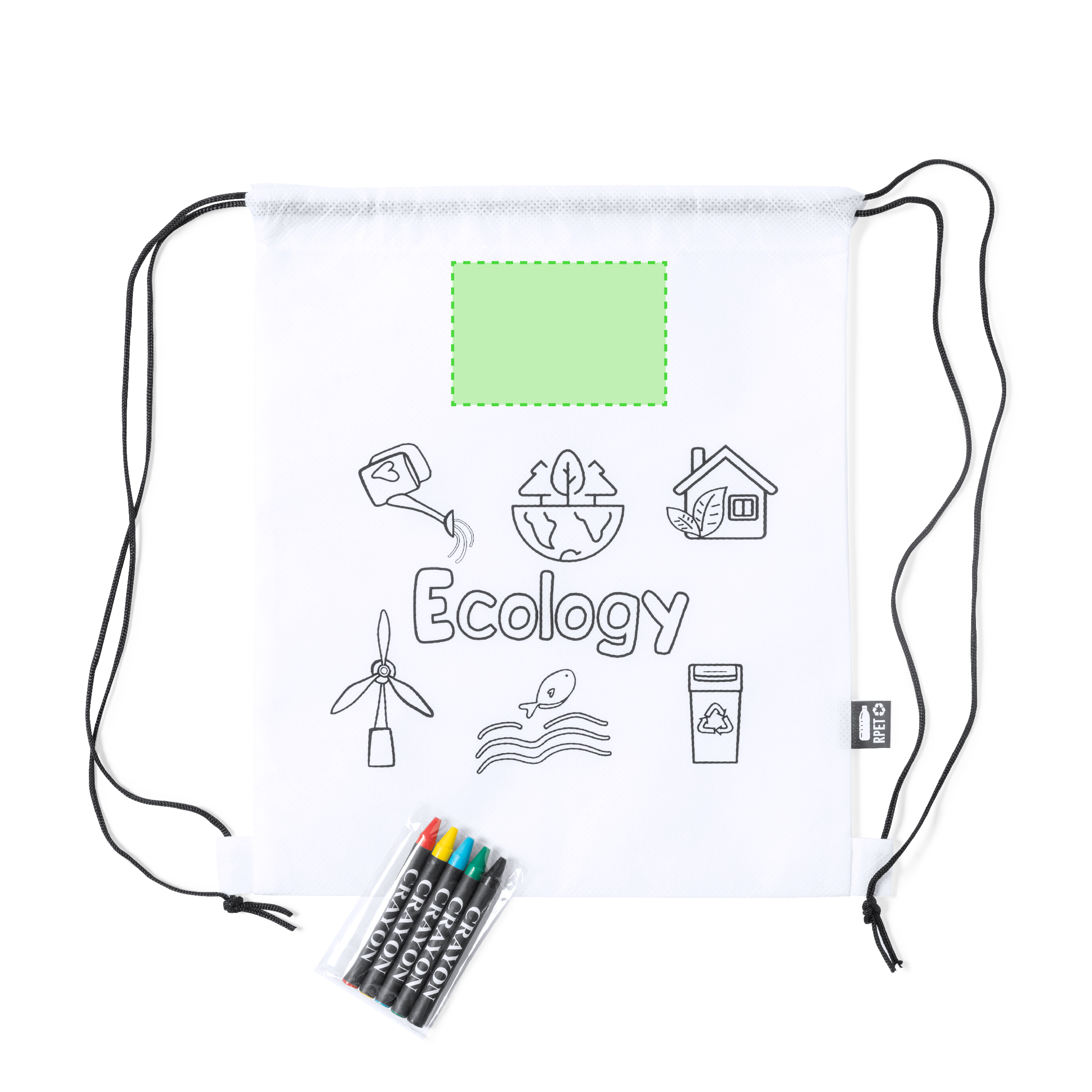 Centrado en la parte superior