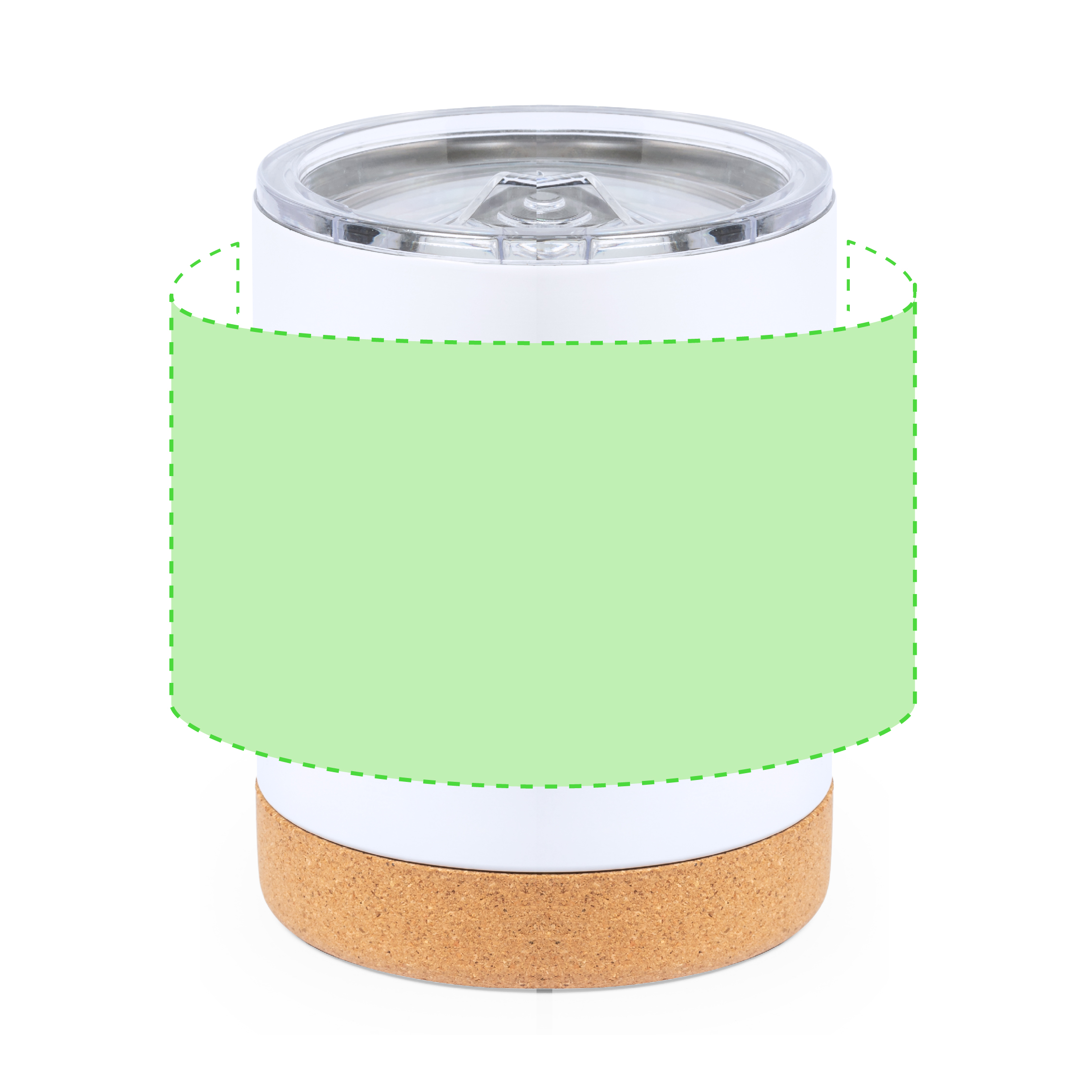 Centrado alrededor de la taza