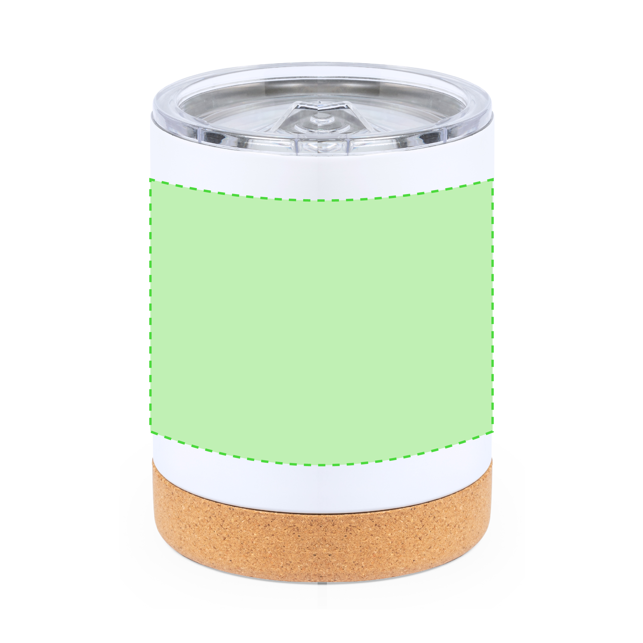 Centrado alrededor de la taza