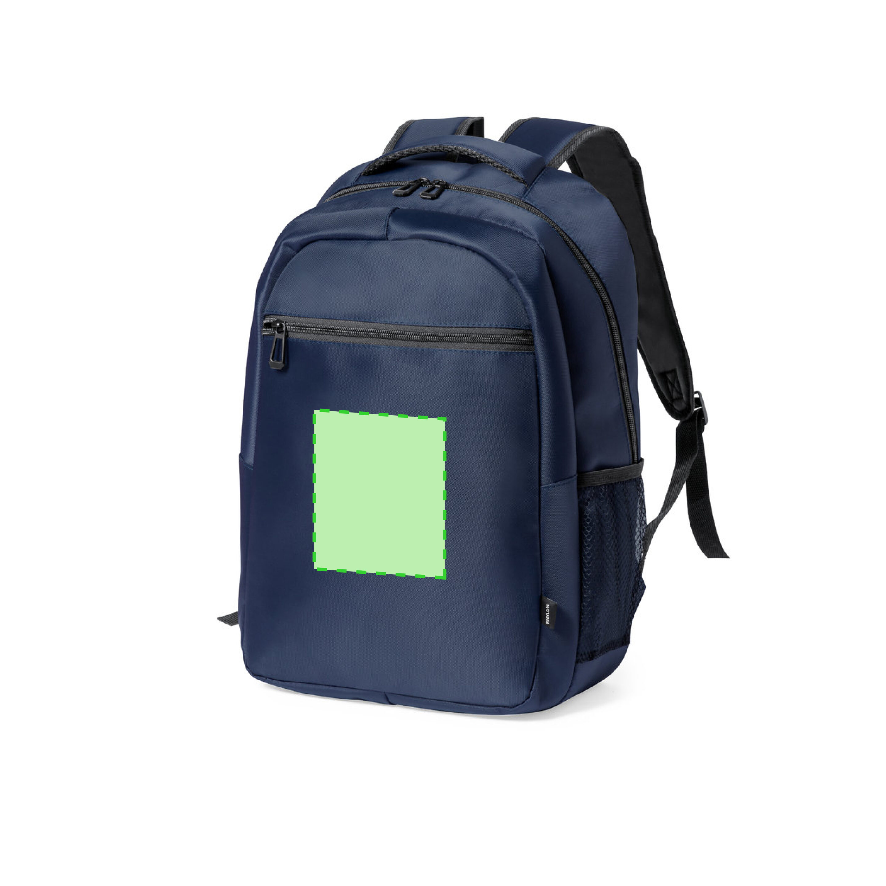 Debajo de la cremallera