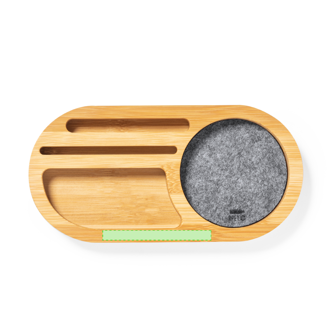 En la parte superior