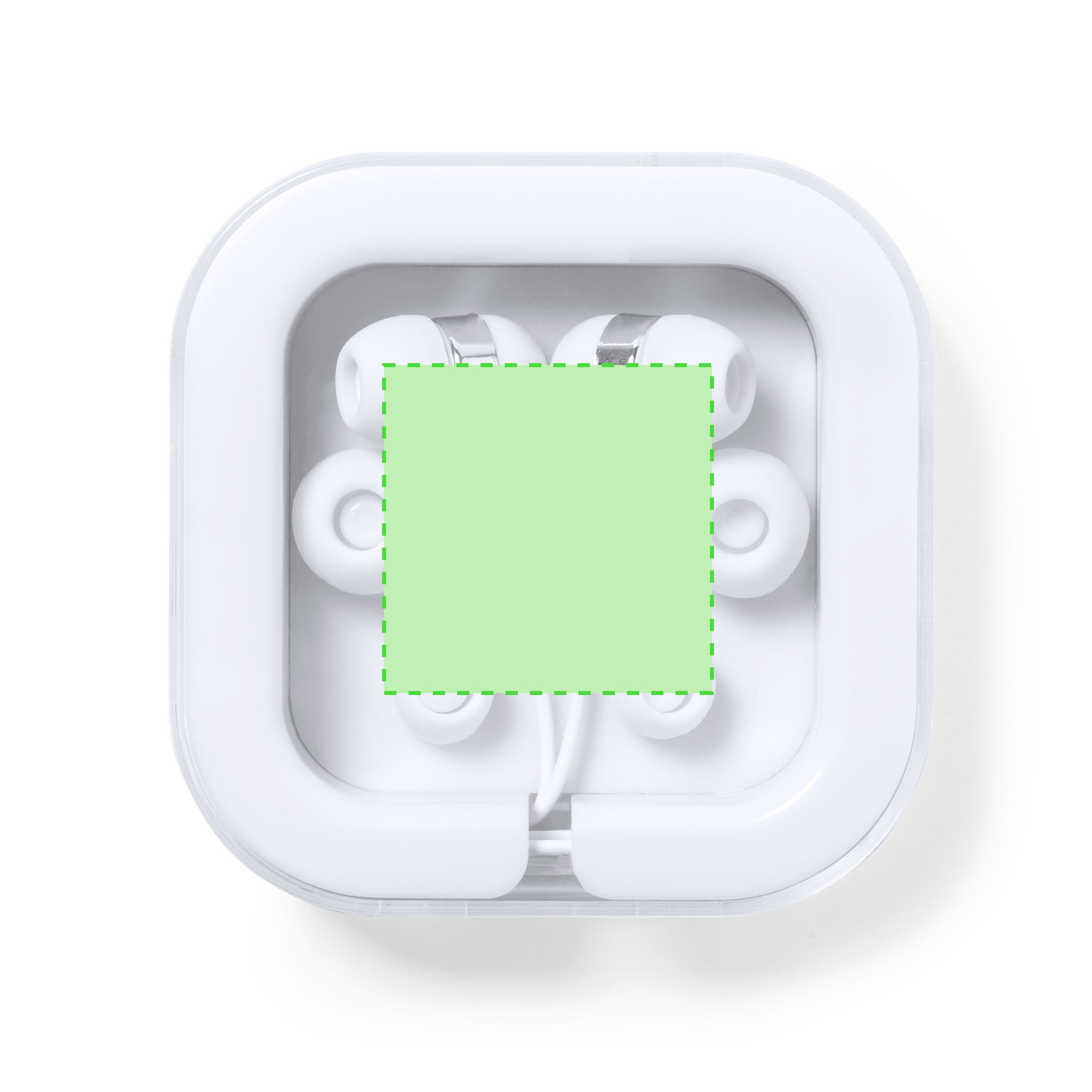 En la caja de presentación