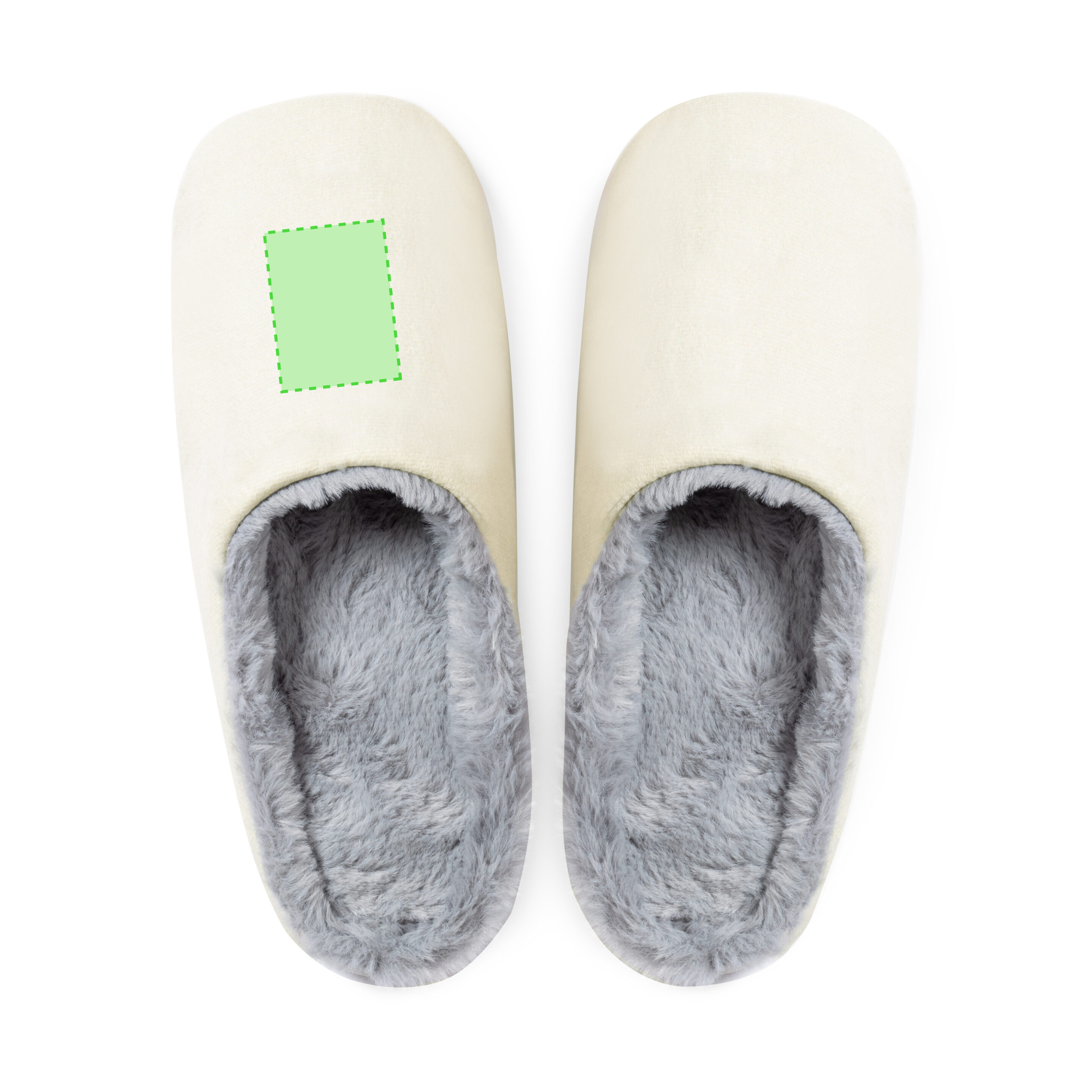 Empeine zapatilla izquierda