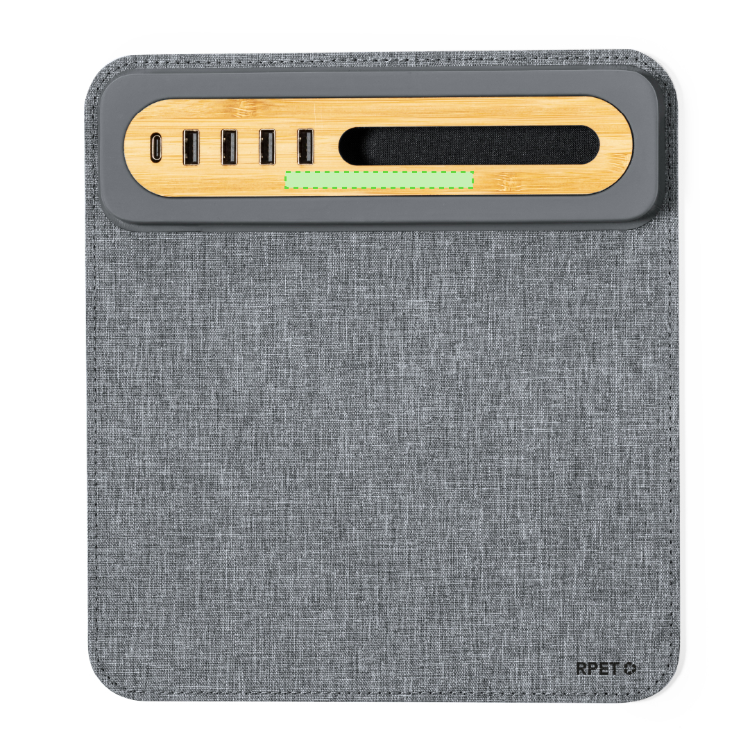 En la parte superior