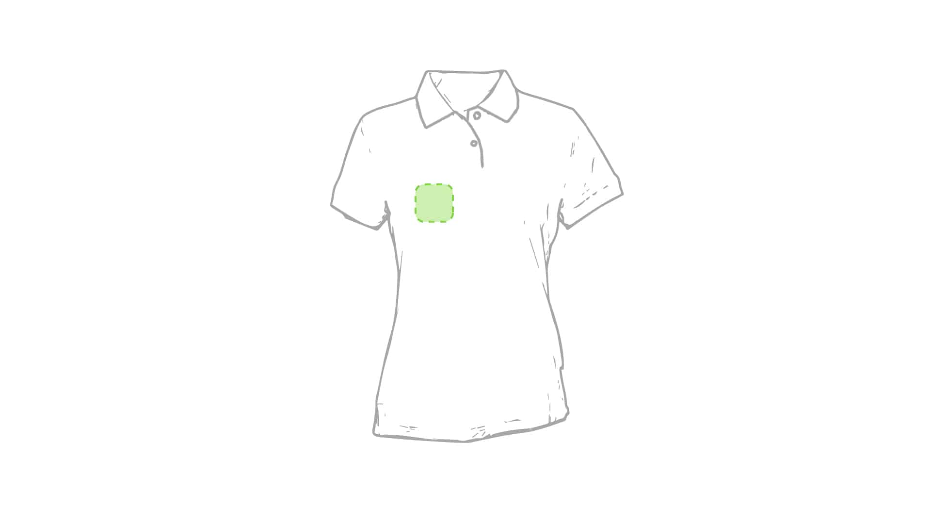 En el pecho izquierda tipo bolsillo