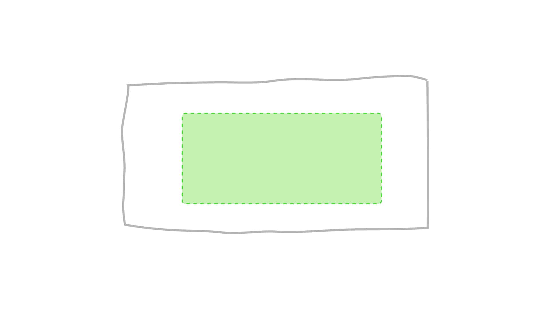 Centrado en la toalla