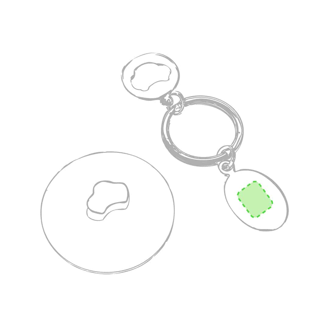 En la chapa metálica