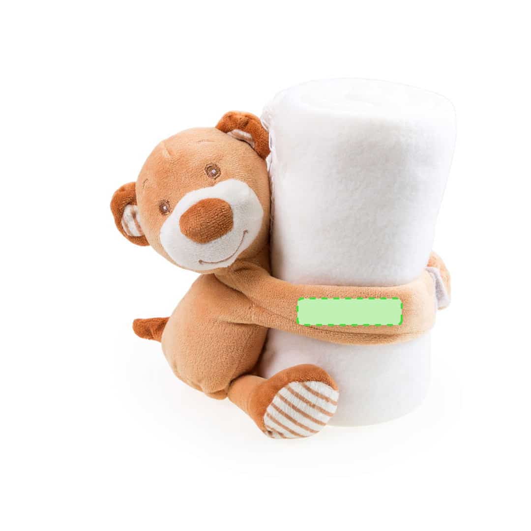 En un brazo del muñeco