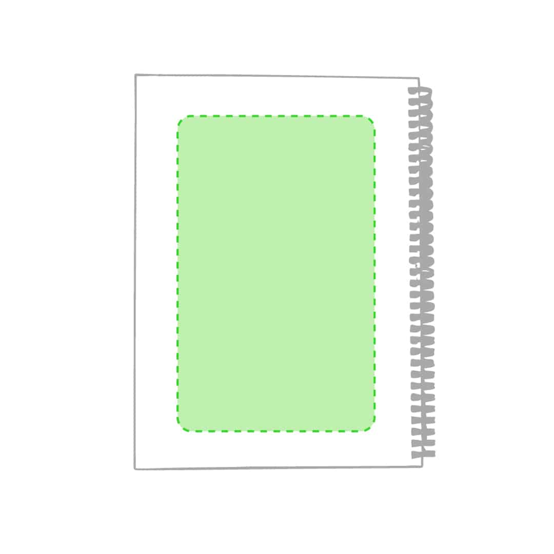 En la trasera de la libreta