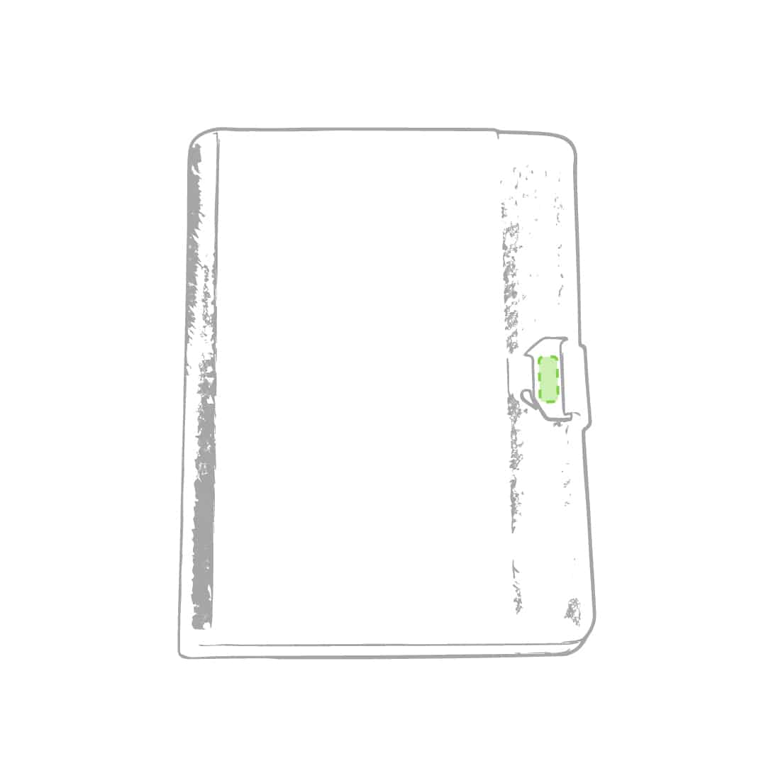 En la chapa metálica