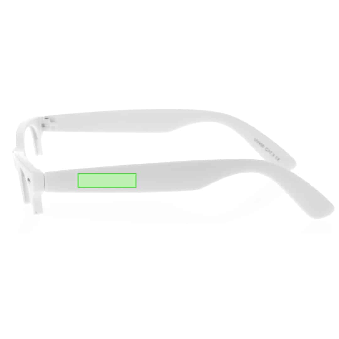 En la patilla izquierda