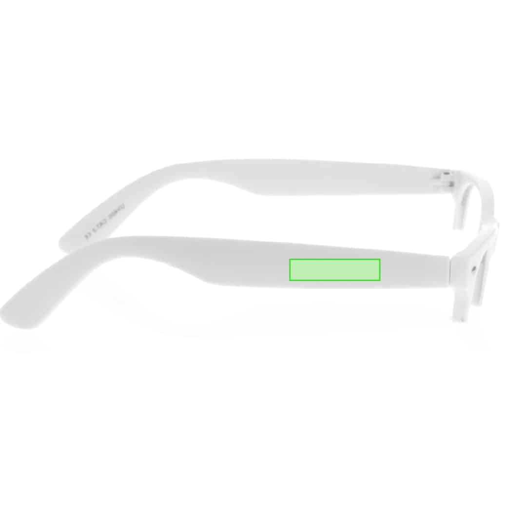 En la patilla derecha