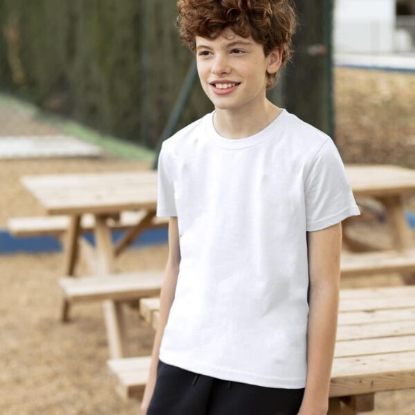 Camiseta Niño Blanca "keya" YC150 - Imagen 5