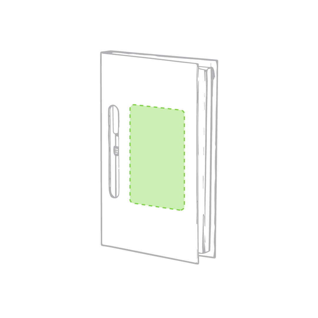 En la portada de la libreta