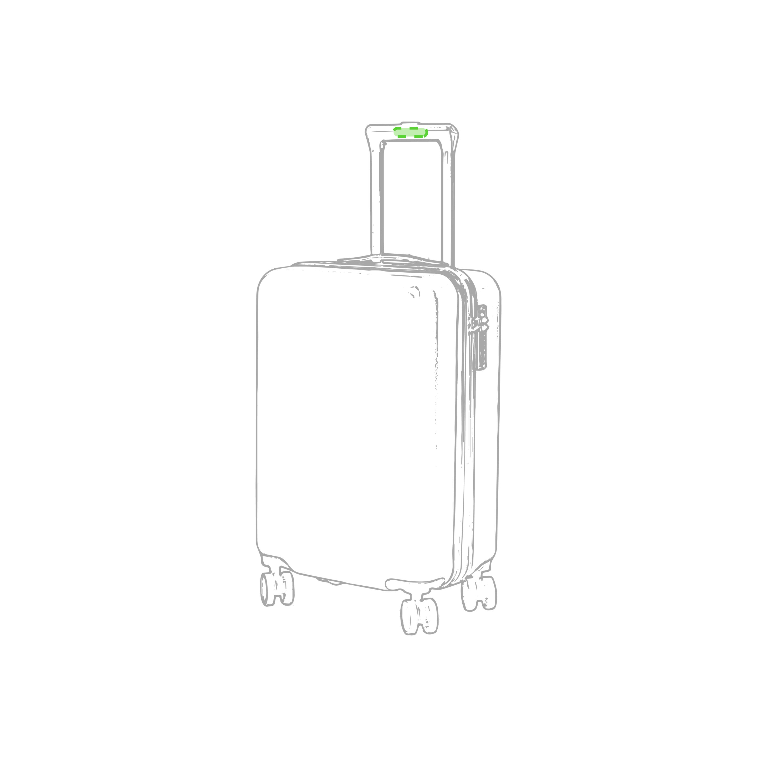 En el asa del trolley