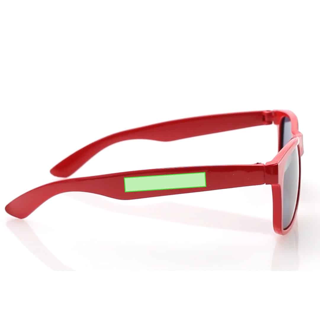 En la patilla derecha