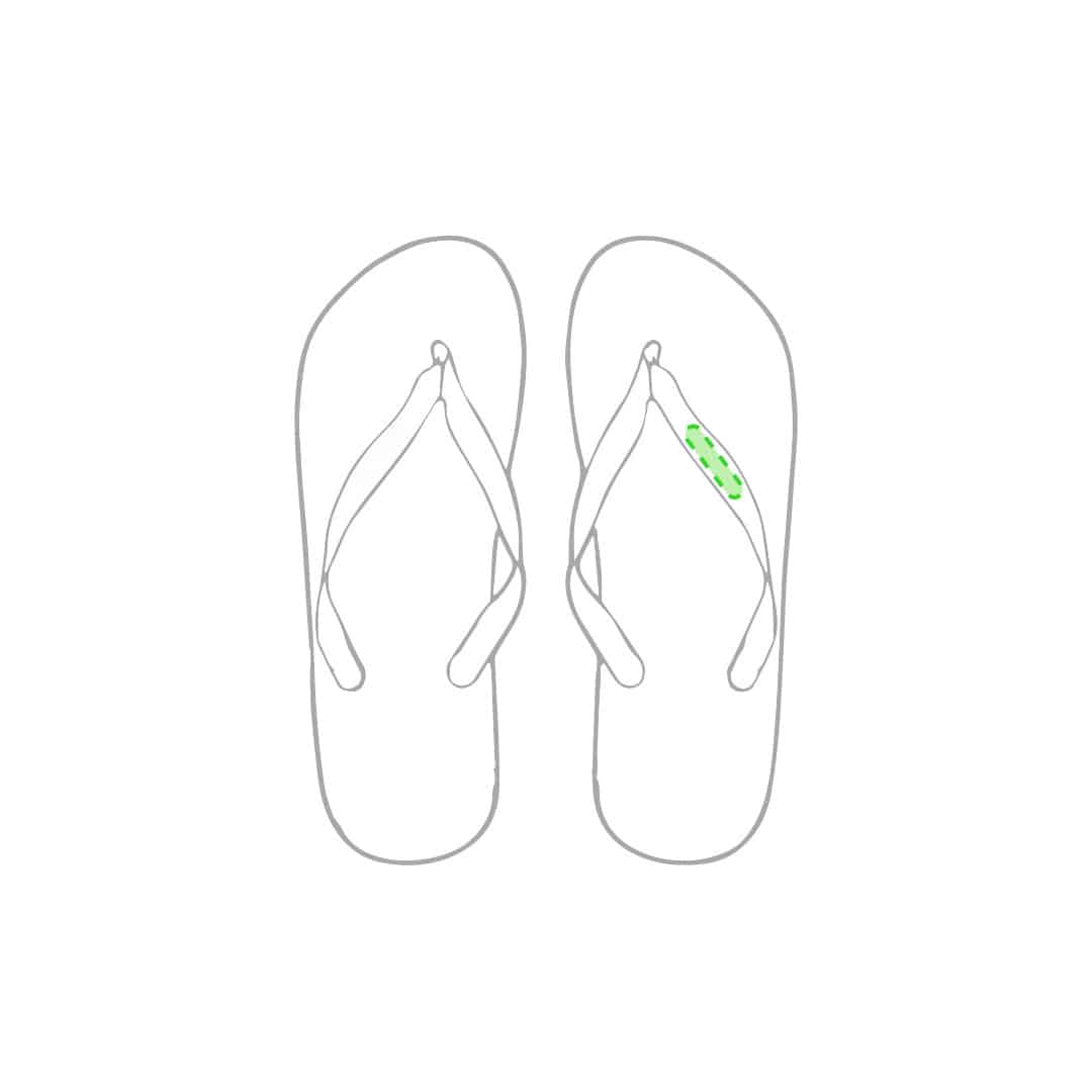 Tira Exterior Chancla Derecha