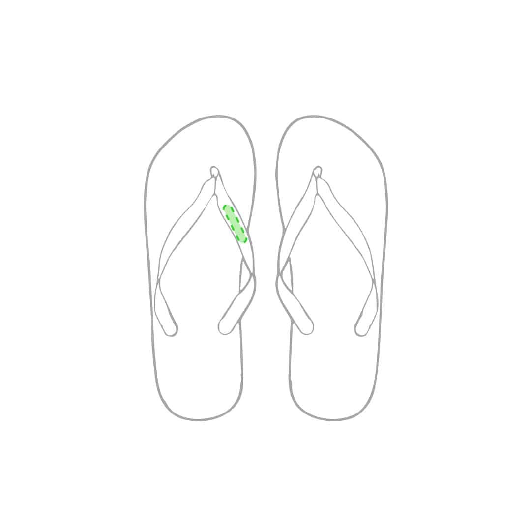 Tira Interior Chancla Izquierda